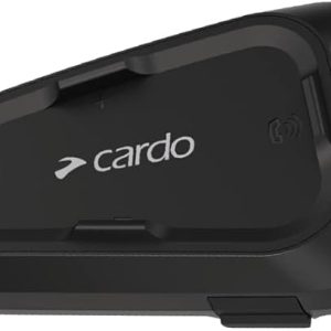 Cardo Spirit HD Motorcycle Bluetooth Communication Headset - Single Pack, Black