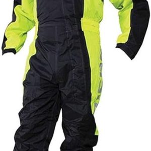 Richa Typhoon Rain Waterproof Motorcycle One Piece Suit Overall Black/Yellow