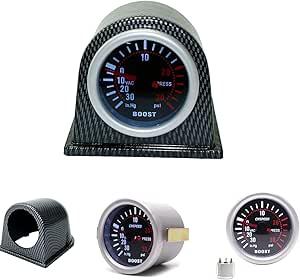 2in 52mm Universal Car Motorcycle Parts Turbo Boost Gauge