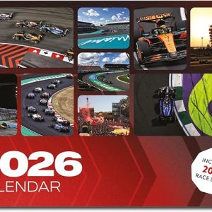 Formula 1-themed Calendar 2026 Season F1 Wall Calendar Racing Gift Present