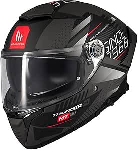 MT Thunder 4 SV Integral Helmet Luminence matt black