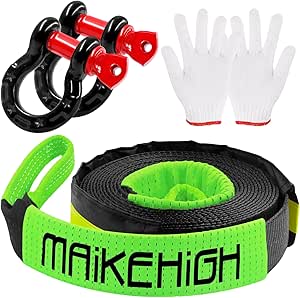 MAIKEHIGH Tow Rope 15 Ton (33,700 Lbs), 6M x 7.6cm
