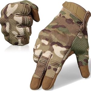 WTACTFUL Airsoft Gloves for Men - Breathable, Flexible, Durable, Touchscreen Capable